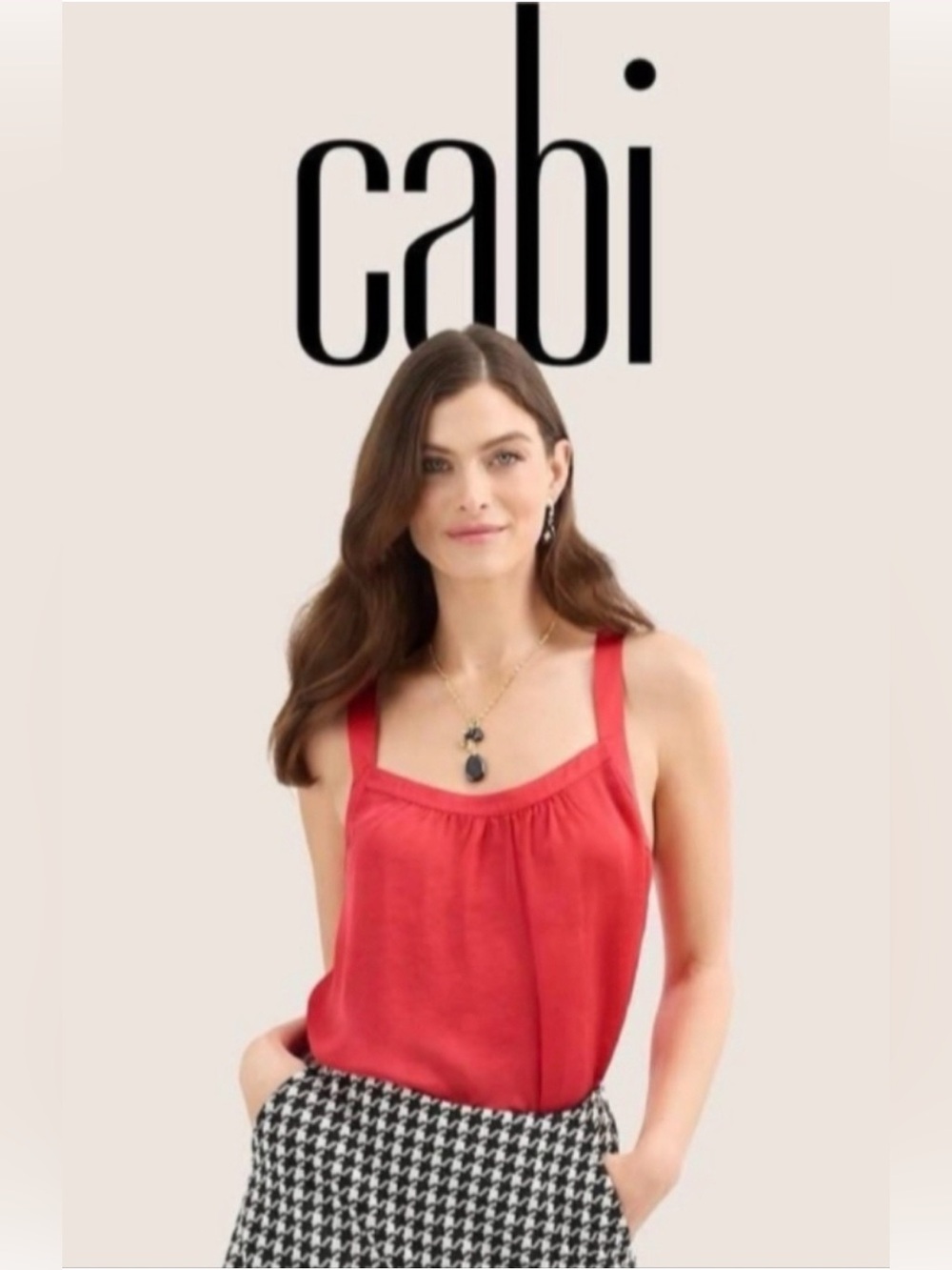 CAbi Whim Racerback Top In Cinema Pink Style Number 4743